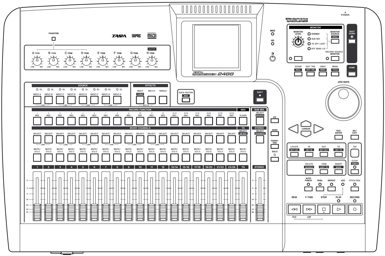 TASCAM 2488R - Portastudio numérique - 1