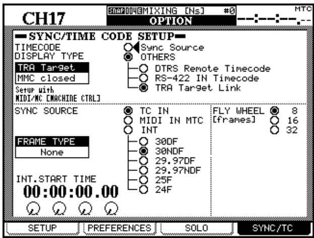 TASCAM DM-24 - Branchez une source LTC ou MTC (TIME code) à l'entrée TIME code ou MIDI IN en face arrêté de la dm-24. choisissez le - 2