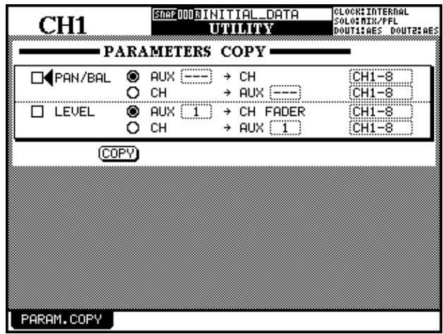 TASCAM DM-24 - Utility (copie de paramètres) - 1