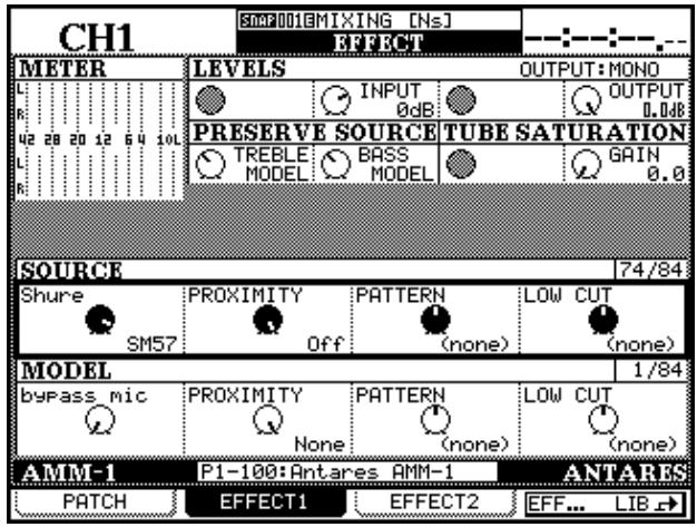 TASCAM DM-24 - Sélection du micro source - 1