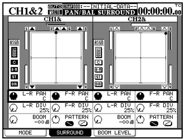 TASCAM DM-24 - Boutons de «pan - 2