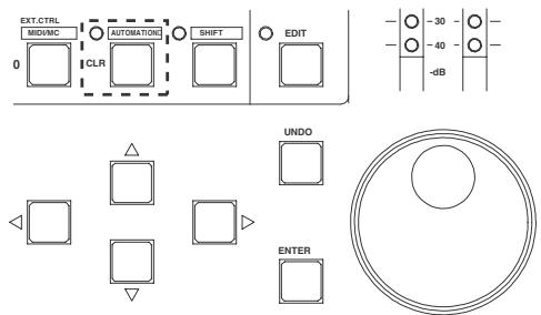 TASCAM DM-24 - Appuyez sur la touche automation pour accéder aux écrans d'automation. si la page AUTO MAIN n'apparaît pas immédiatement, - 1