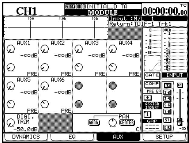 TASCAM DM-24 - Visualisation des modules - 2