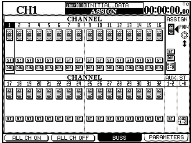 TASCAM DM-24 - Affectations des modules - 1