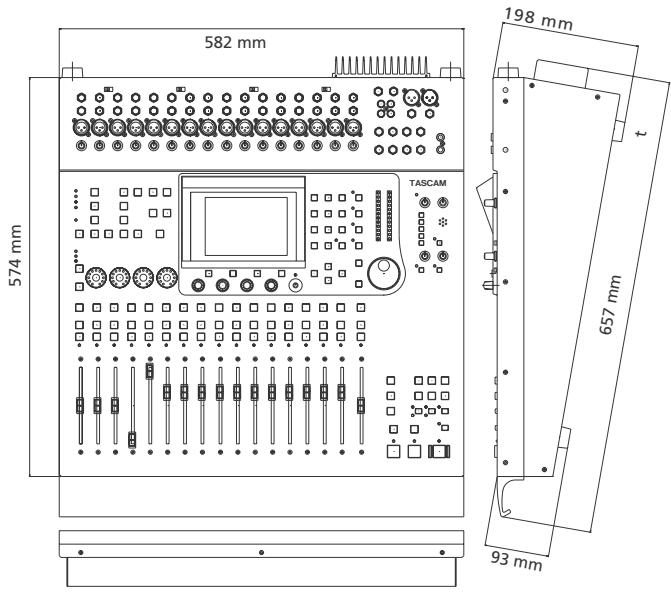 TASCAM DM-24 - E/s audio analogiques - 1