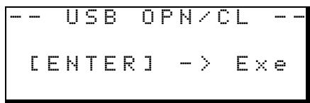 TASCAM DP-01 - "Ouvrir" et "Fermer" - 1