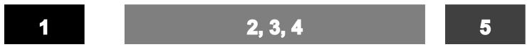 1 2, 3, 4 5