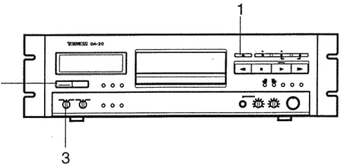 TASCAM DA-20 - Enregistrement par minuterie (pendant votre absence) - 1