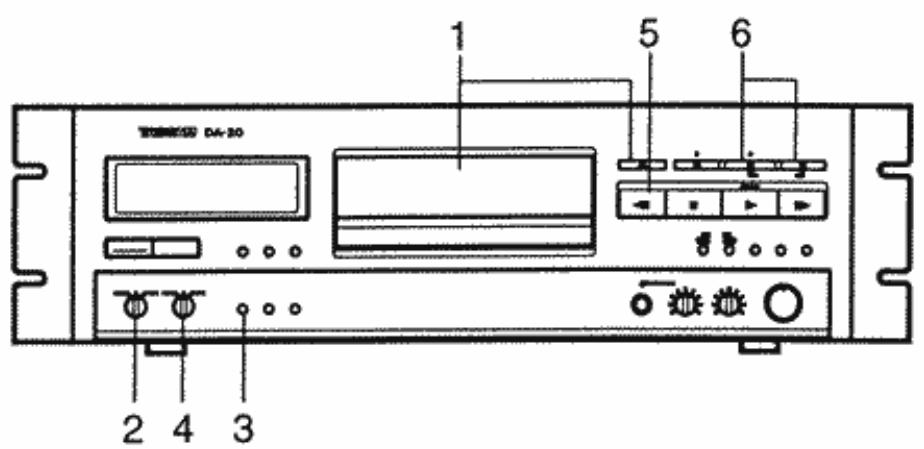 TASCAM DA-20 - Modification d'un programme - 1