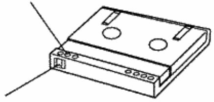 TASCAM DA-20 - Mise en place d'une cassette DAT: - 1