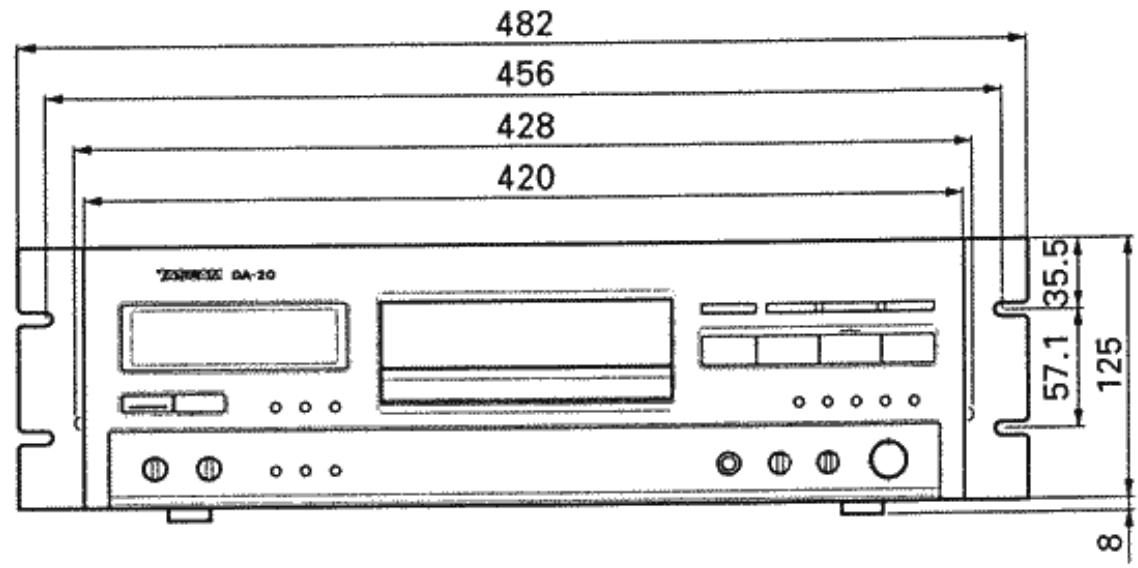 TASCAM DA-20 - Alimentation électrique et autres spécifications - 1