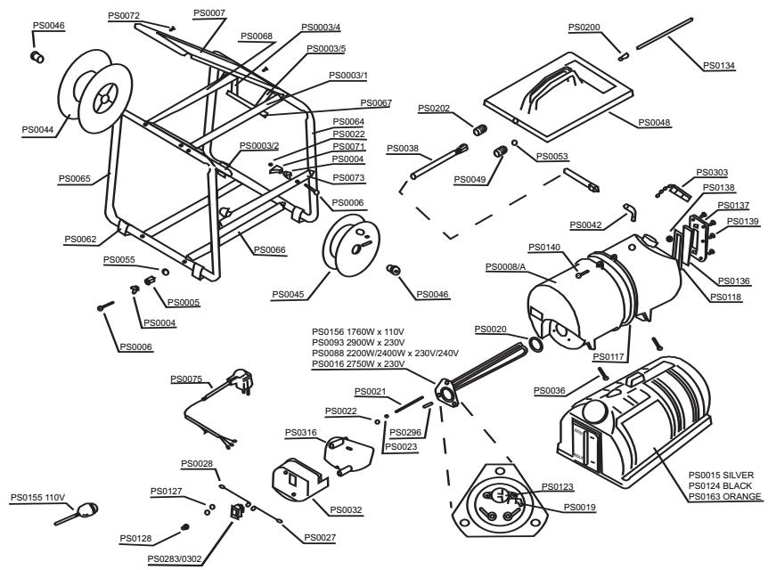 EARLEX LMB - Dampfaustritt an der Druckkappe. - 1