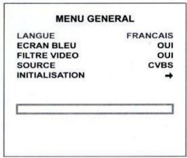 NESX NE 1508 TFT - AUTRES Reglages - 2
