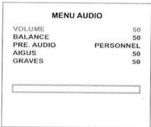 NESX NE 1508 TFT - MENU AUDIO - 1