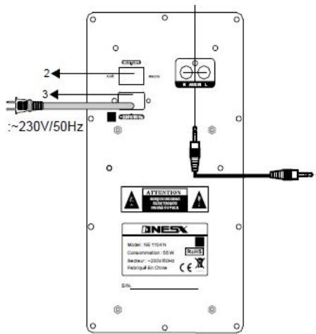 NESX NE-1104 - PANNEAU ARRIERE - 1