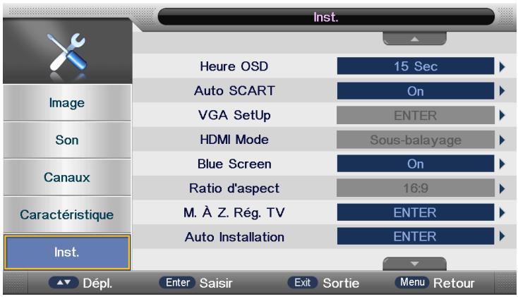 NESX NE-19U - Recherche automatique des programmes - 5