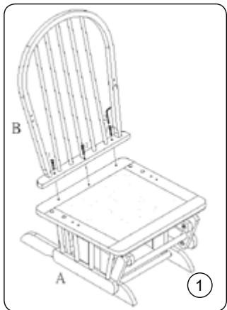 HAUCK GLIDER BASIC - Ottoman - 1