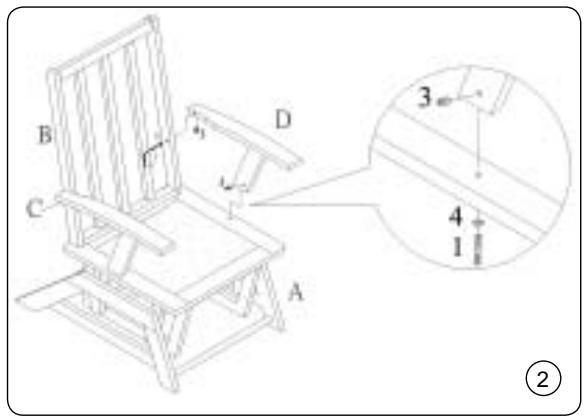 HAUCK GLIDER MONZA - Ottoman - 2
