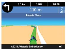 VIAMICHELIN X-930 - Die Optionen unter Navigation - 1