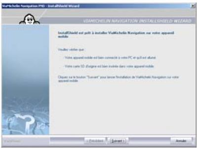 VIAMICHELIN X-980T - Installation du dvd-rom - 8