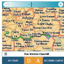 VIAMICHELIN NAVIGATION 4 POUR PDA - Préparer un itinéraire - 1