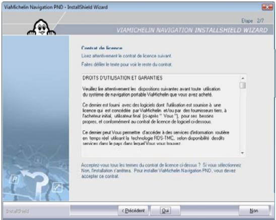 VIAMICHELIN NAVIGATION VERSION 7 - Ne connectez votre GPS portable ViaMichelin que lorsque la procédure d'installation vous le demandera ! - 7