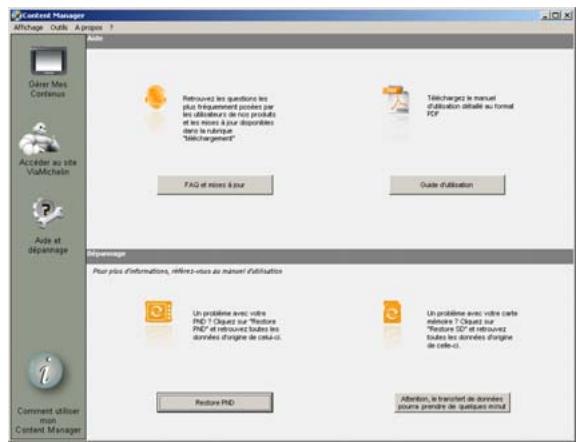 VIAMICHELIN NAVIGATION VERSION 7 - AIDES ET DEPANNAGES - 1