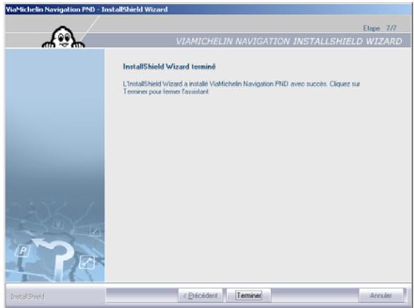 VIAMICHELIN NAVIGATION VERSION 7 - INSTALLATION DU PILOTE « WCEUBSH.SYS » - 25