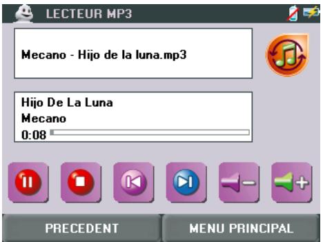 VIAMICHELIN NAVIGATION VERSION 7 - UTILISER LE LECTEUR MP3 - 1