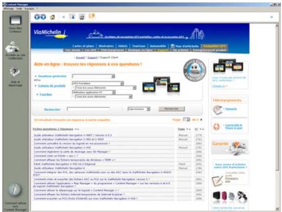 VIAMICHELIN NAVIGATION VERSION 7 - FAQ ET MISES A JOUR - 1