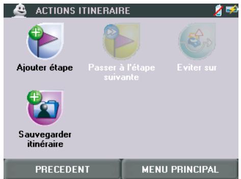 VIAMICHELIN NAVIGATION VERSION 7 - ACTIONS ITINERAIRE EN COURS - 1