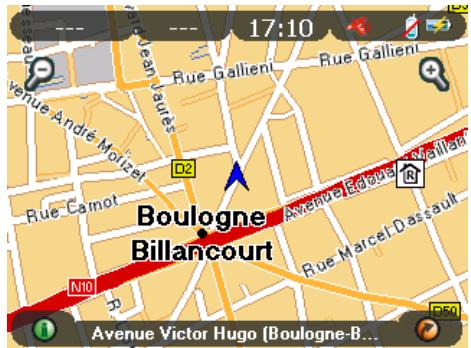 VIAMICHELIN NAVIGATION VERSION 7 - COMMENT SUIVRE SIMPLEMENT MA POSITION ? - 2