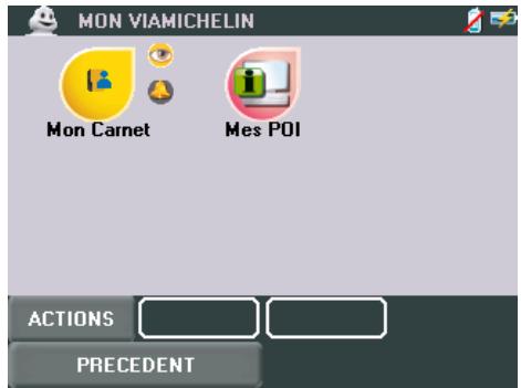 VIAMICHELIN NAVIGATION VERSION 7 - AFFICHAGE ADRESSES UTILES / ALERTES ADRESSES UTILES - 8