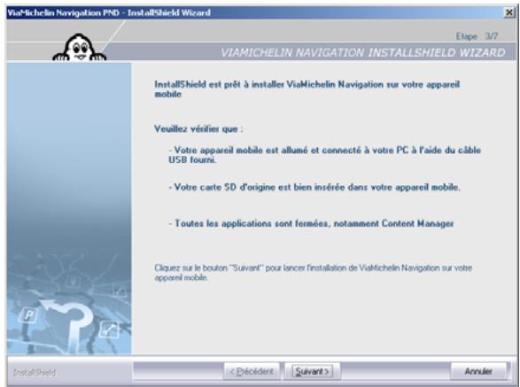 VIAMICHELIN NAVIGATION VERSION 7 - INSTALLATION DU PILOTE « WCEUBSH.SYS » - 8