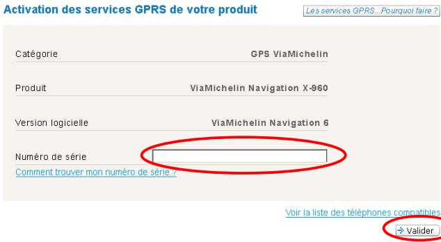 VIAMICHELIN NAVIGATION VERSION 7 - COMMENT ACTIVER VOS SERVICES GPRS SUR LE SITE INTERNET DE VIAMICHELIN - 4