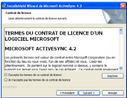 VIAMICHELIN NAVIGATION VERSION 7 - INSTALLATION MICROSOFT ACTIVESYNC - 3