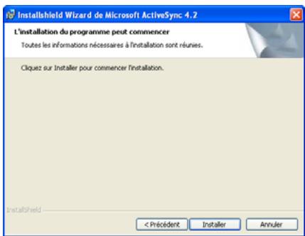 VIAMICHELIN NAVIGATION VERSION 7 - INSTALLATION MICROSOFT ACTIVESYNC - 6
