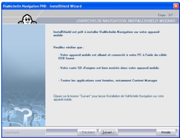 VIAMICHELIN NAVIGATION VERSION 7 - INSTALLATION DU PILOTE « WCEUBSH.SYS » - 12