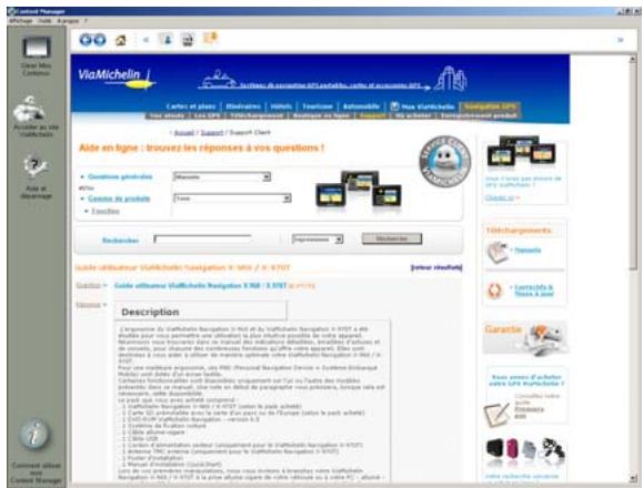 VIAMICHELIN NAVIGATION VERSION 7 - GUIDE D'UTILISATION - 2