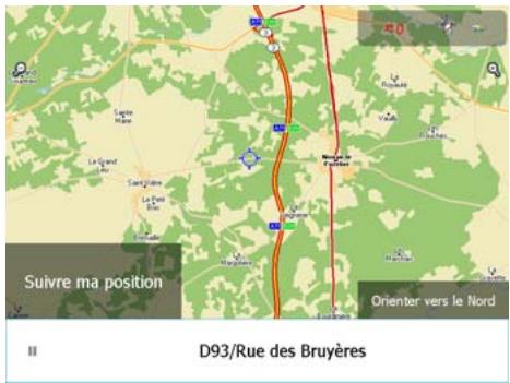 VIAMICHELIN NAVIGATION VERSION 7 - COMMENT SUIVRE SIMPLEMENT MA POSITION ? - 9