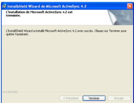 VIAMICHELIN NAVIGATION VERSION 7 - INSTALLATION MICROSOFT ACTIVESYNC - 8
