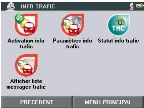 VIAMICHELIN NAVIGATION VERSION 7 - COMMENT ACTIVER L'INFO TRAFIC - 3