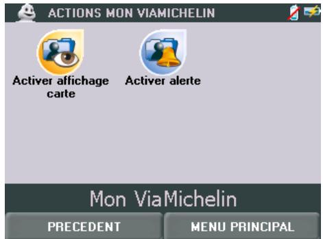 VIAMICHELIN NAVIGATION VERSION 7 - AFFICHAGE ADRESSES UTILES / ALERTES ADRESSES UTILES - 11