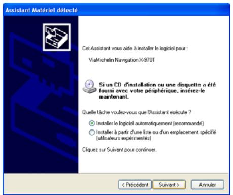 VIAMICHELIN NAVIGATION VERSION 7 - INSTALLATION DU PILOTE « WCEUBSH.SYS » - 3