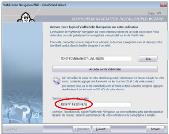 VIAMICHELIN NAVIGATION VERSION 7 - Ne connectez votre GPS portable ViaMichelin que lorsque la procédure d'installation vous le demandera ! - 25