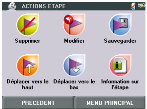 VIAMICHELIN NAVIGATION VERSION 7 - ACTIONS DEPART / ACTIONS ETAPES / ACTIONS ARRIVEE - 1