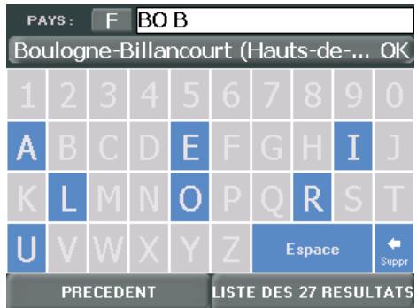 VIAMICHELIN NAVIGATION VERSION 7 - Cliquez sur : Choisir une destination - 6