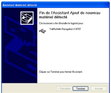 VIAMICHELIN NAVIGATION VERSION 7 - INSTALLATION DU PILOTE « WCEUBSH.SYS » - 8