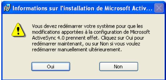 VIAMICHELIN NAVIGATION VERSION 7 - INSTALLATION MICROSOFT ACTIVESYNC - 9