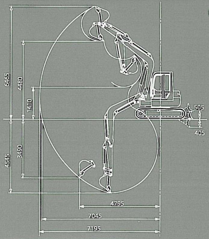 TAKEUCHI TB 180 FR - Dimensions - 1